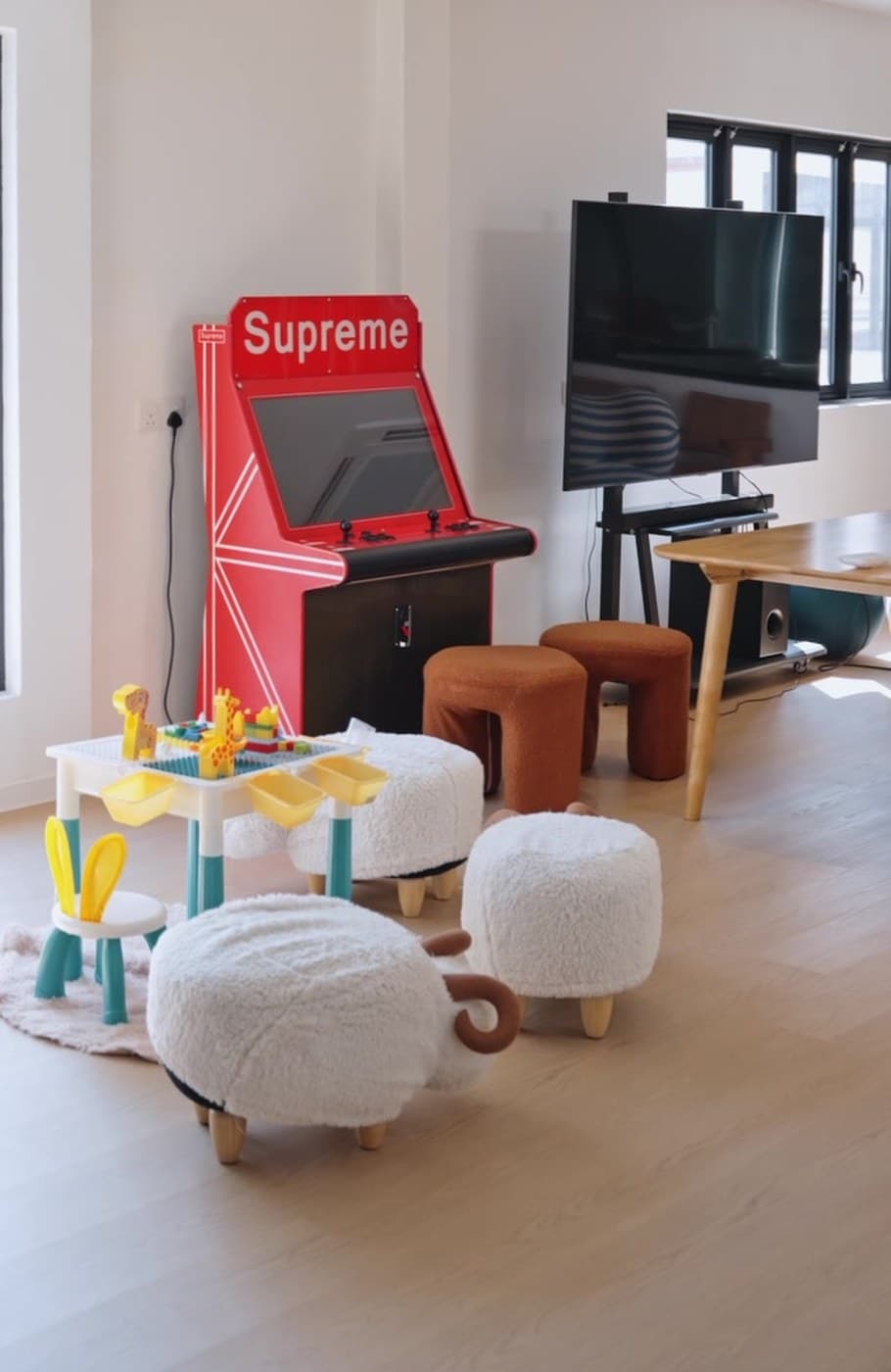 The kids' lounge and play corner at The Garden Dental