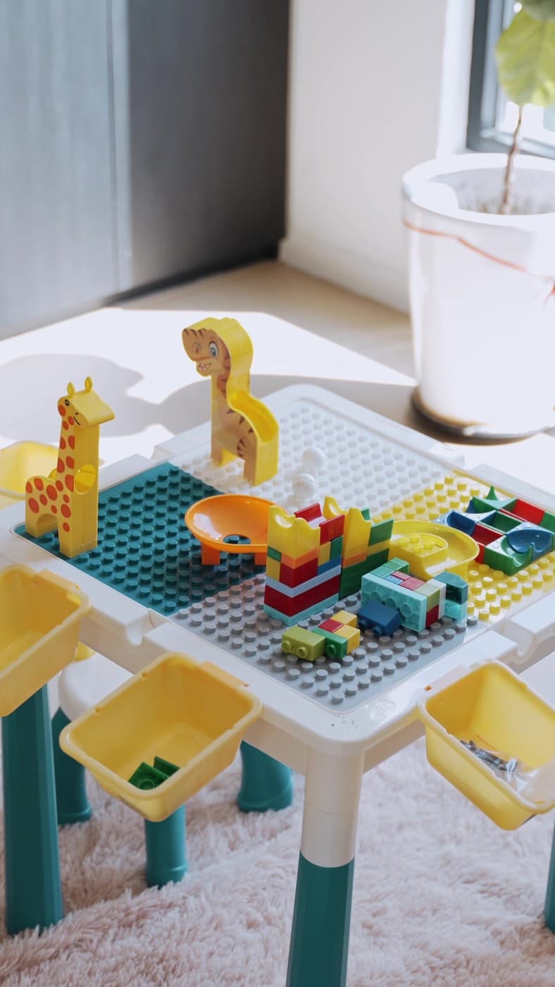 A children's play table at The Garden Dental